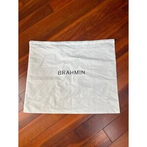 Brahmin Dust Cover Bag Ivory with Black lettering 22.5" x 18.5"
